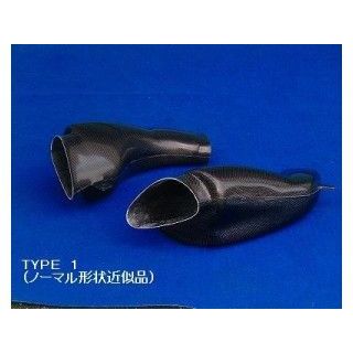 クレバーウルフ エアーダクト・タイプ1 GSX-R1000 GSX-R600 材質 黒FRP 01G1-010-11|モトメガネ 店