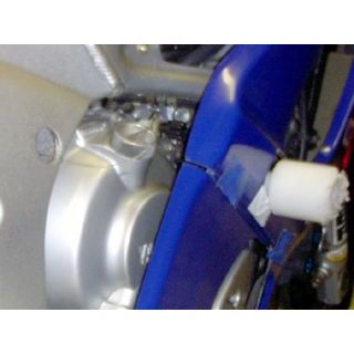 アールアンドジー クラッシュプロテクター YZF-R6 カラー ホワイト RG-CP0048WH｜モトメガネ 店