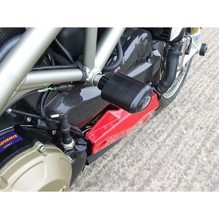 アールアンドジー エアロクラッシュプロテクター(ブラック) Hypermotard 796 Streetfighter/S RG-CP0253BL