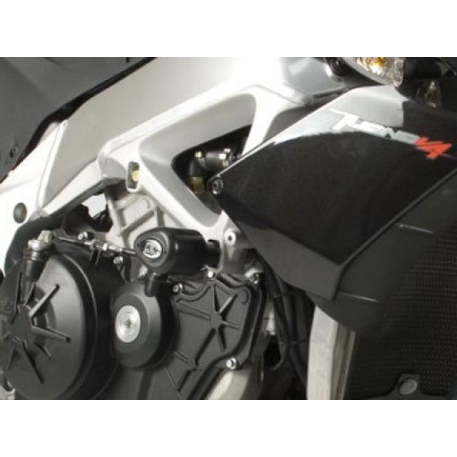 アールアンドジー エアロクラッシュプロテクター(ブラック) Tuono V4 RG-CP0291BL