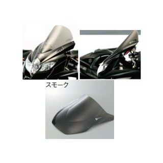 ゼログラビティ スクリーン スポーツツーリング BANDIT1200S BANDIT1250S/ABS カラー スモーク 2317242｜モトメガネ 店