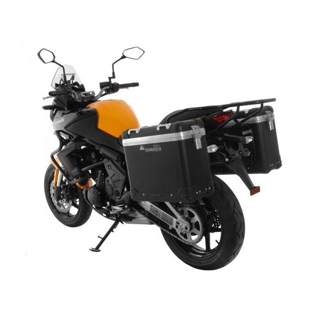 ツアラテック ZEGA-PRO「And-black」アルミニウムパニアシステム 31＋31L Kawasaki Versys 650（2012-）/ブラックフレーム tt_01-408-5752-0｜モトメガネ 店
