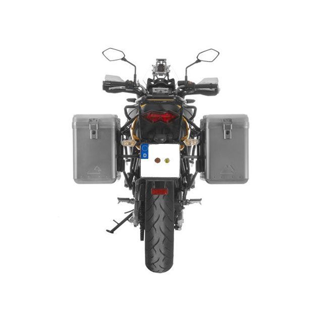 ツアラテック ZEGA Mundo アルミパニアシステム【アルミ無塗装】 38L+38L Kawasaki Versys 650(2010-2014)(ブラックフレーム) tt_01-408-6160-0|モトメガネ 店