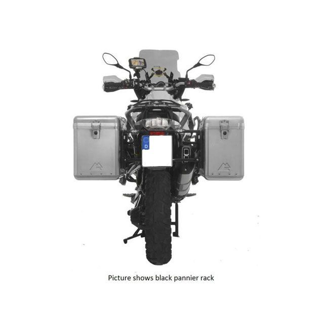 ツアラテック ZEGA Mundo アルミパニアシステム【アルミ無塗装】 38L＋45L BMW R 1200 GS（13-）/R 1200 GS Adventure（14-） シルバーフレーム tt_01-045-6135-0