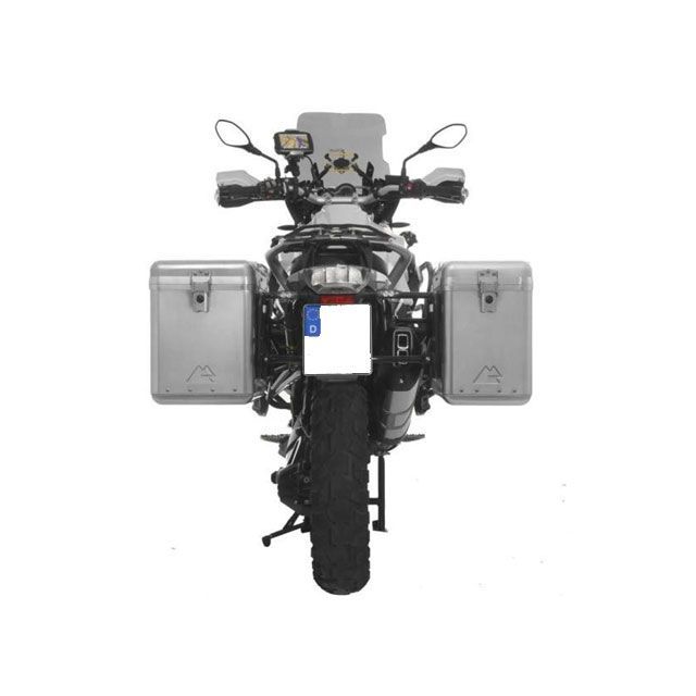 ツアラテック ZEGA Mundo アルミパニアシステム【アルミ無塗装】 38L＋45L BMW R 1200 GS（13-）/R 1200 GS Adventure（14-） ブラックフレーム tt_01-045-6185-0｜モトメガネ 店