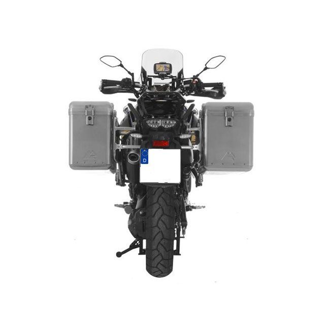 ツアラテック ZEGA Mundo アルミパニアシステム【アルミ無塗装】 38L＋45L YAMAHA XT1200Z/ZE SuperTenere シルバーフレーム tt_01-046-6135-0
