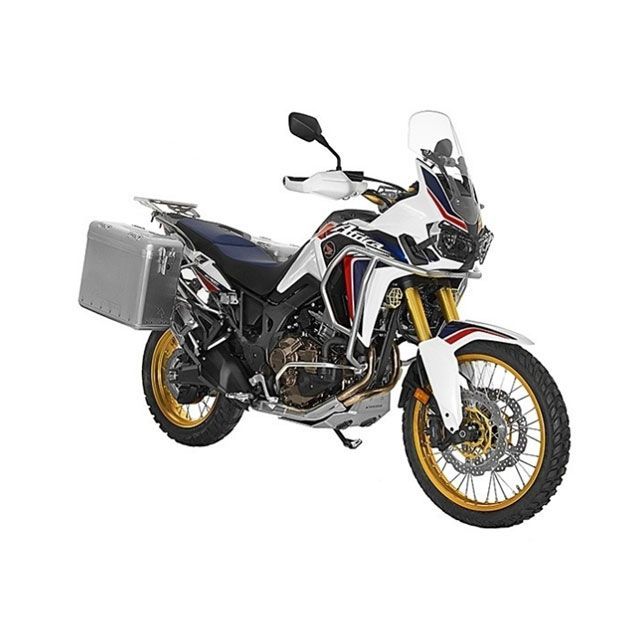 ツアラテック ZEGA Mundo 【38L＋45L】 アルミパニアシステム Honda CRF1000L Africa Twin 【シルバーフレーム】 tt_01-402-6135-0