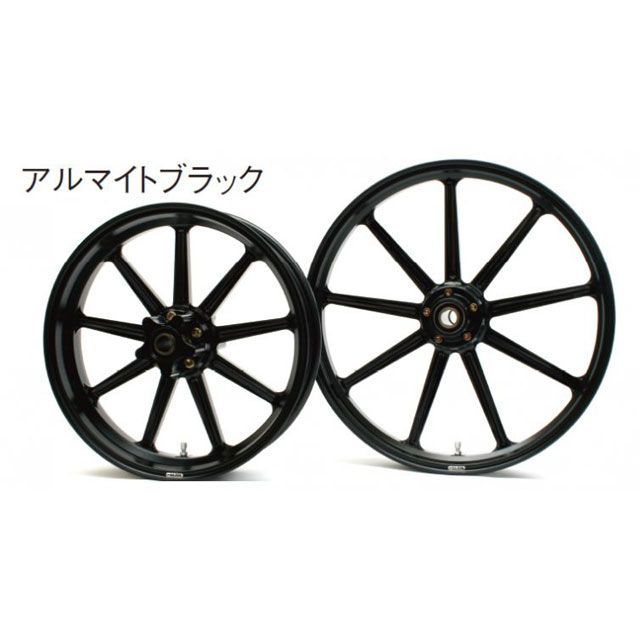 グライド アルミニウム鍛造ホイール フロント（250-19） ダブルディスク SPORTSTER カラー アルマイトブラック 31699029｜モトメガネ 店