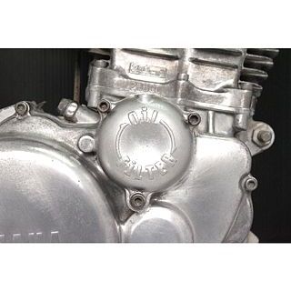 フォーク エンボス オイルフィルターカバー SR400/500 ・6112-02｜モトメガネ 店