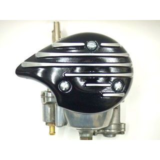 フォーク ティアドロップ フィン キャブカバー ブラック（1135シリーズ） Harley-Davidson ・1135-02B
