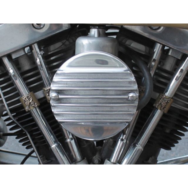 フォーク スリップオンカバー for SU エアクリーナー 7フィン フラット Harley-Davidson カラー ポリッシュ ・1139-61