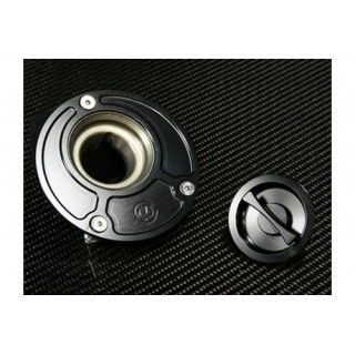 モトコルセ FUEL CAP QUICK OPEN 1098/748-998/MONSTER/SS/ST 汎用 カラー ブラック MCBLT0003B