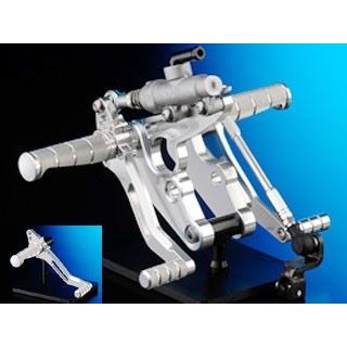 ナイトロレーシング バックステップ ベアリングタイプ マスターシリンダー無 カラー シルバー BS-01RNS-BR