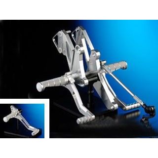 ナイトロレーシング バックステップ ベアリングタイプ マスターシリンダー無 ZEPHYR750 カラー シルバー BS-06RNS-BR