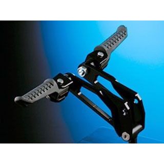 ナイトロレーシング タンデムステップブラケットキット タンデムバー無 ZEPHYR750 カラー ブラック BS-TS03NB