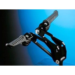 ナイトロレーシング タンデムステップブラケットキット タンデムバー付 ZEPHYR1100 カラー ブラック BS-TS07YB|モトメガネ 店
