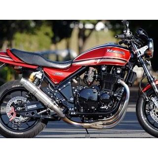 ナイトロレーシング 4in1 手曲げチタンEXマフラー UPタイプ アルミサイレンサー カットオイルパン無 ゼファー1100 サイレンサーサイズ φ90/320mm EX-08NHBTUA3
