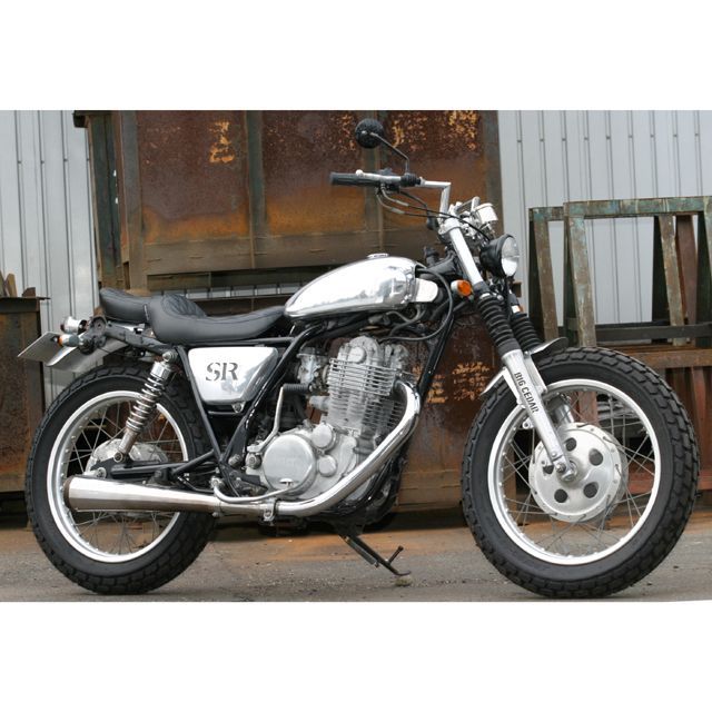 ビッグシーダー ロングピーナッツアルミタンク SR400/500 101|モトメガネ 店