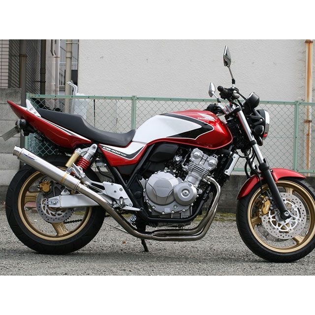 楽天市場 無料雑誌付き Rpm Cb400スーパーフォア Cb400sf マフラー本体 80d Raptor フルエキゾーストマフラー サイレンサーカバー ステンレス アールピーエム パークアップバイク 楽天市場店