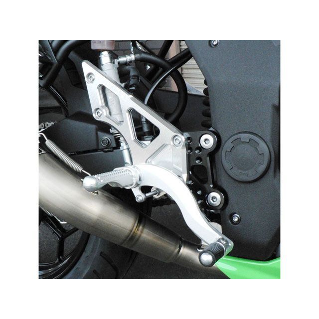 ビートジャパン ハイパーバンク 固定式(シルバー) Ninja250SL 0111-KD2-20|モトメガネ 店