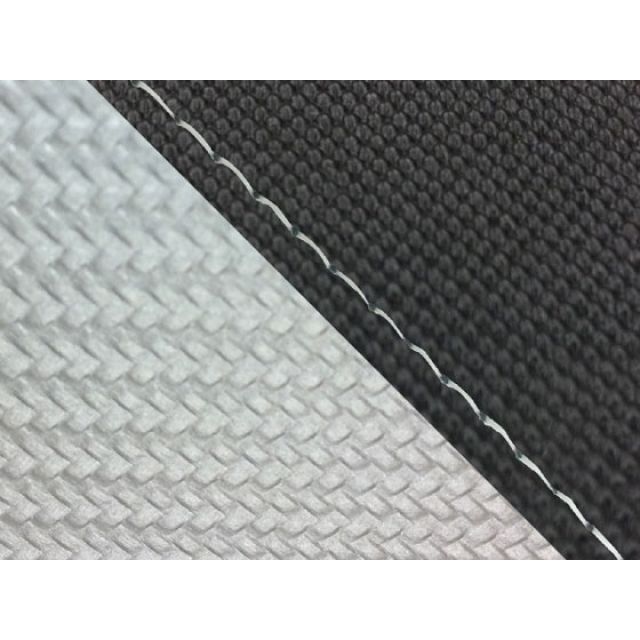 グロンドマン MT-09/FZ-09 国産シートカバー スベラーヌ黒＆カーボン銀 MT-09/FZ-09 タイプ 張替 仕様 透明ステッチ GH5562YC4617S0