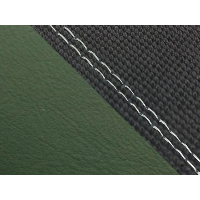 グロンドマン MT-09/FZ-09 国産シートカバー スベラーヌ黒＆ダークグリーン MT-09/FZ-09 タイプ 張替 仕様 透明ダブルステッチ GH5562YC4630SW0