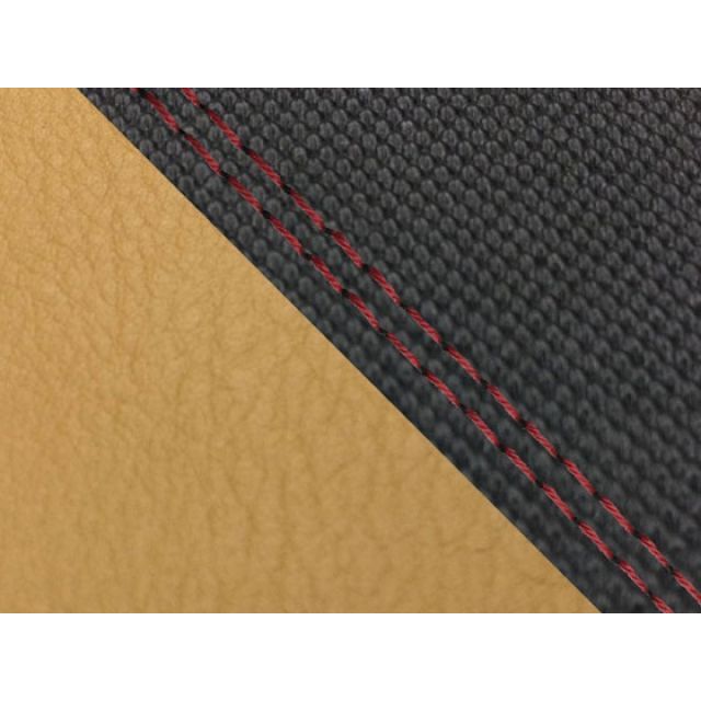 グロンドマン MT-09/FZ-09 国産シートカバー スベラーヌ黒＆赤 MT-09/FZ-09 タイプ 張替 仕様 赤ダブルステッチ GH5562YC464SW40 7,671円