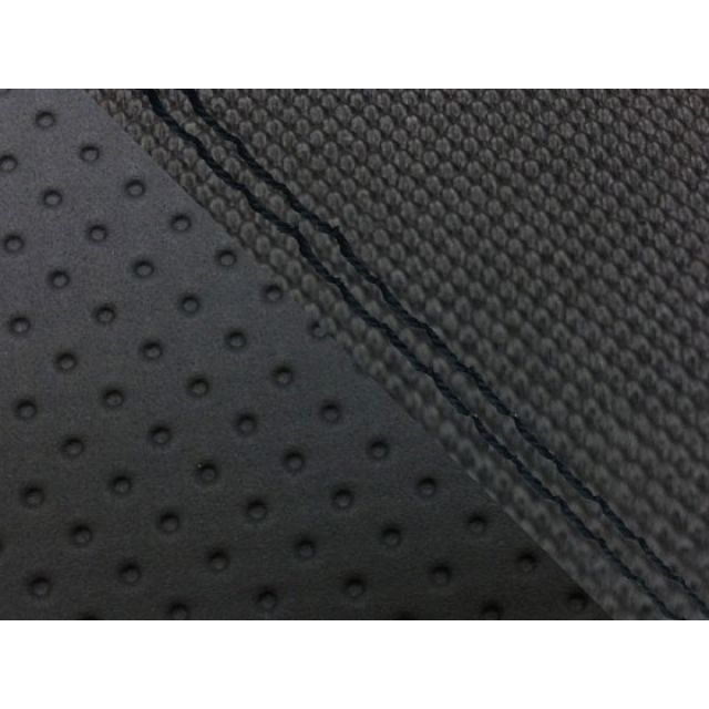 グロンドマン YZF-R1シングル（フロント側） 国産シートカバー スベラーヌ黒＆エンボス黒 YZF-R1 タイプ 張替 仕様 黒ダブルステッチ GH5563YC468SW10