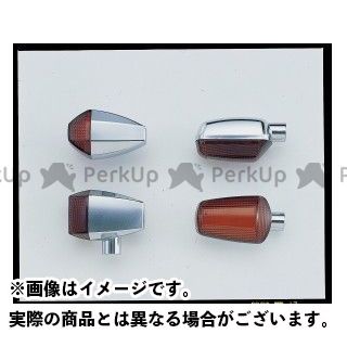 ポッシュフェイス ZRタイプフロントウインカーダブル球付セット・スタンダード 汎用 ボディカラー メッキ レンズカラー アンバー ・193481|モトメガネ 店