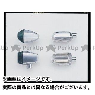 ポッシュフェイス ZRタイプフロントウインカーダブル球付セット・クリスタル 汎用 ボディカラー メッキ レンズカラー スモーク ・193487|モトメガネ 店