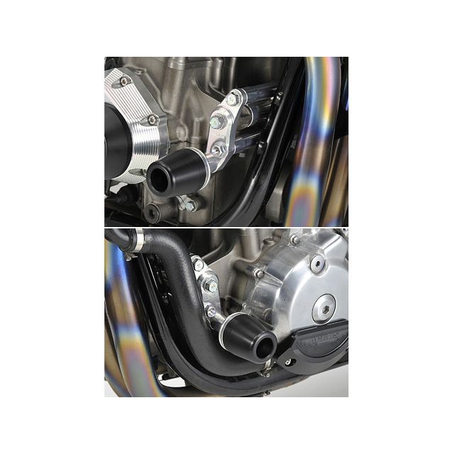 アグラス レーシングスライダー エンジンハンガー CB1300SF カラー ジュラコン/ブラック タイプ ロゴ無 342-167-004B
