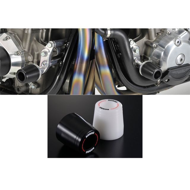 アグラス レーシングスライダー エンジンハンガー CB1300SB CB1300SF カラー ジュラコン/ホワイト タイプ ロゴ有 342-167-004X 18,333円