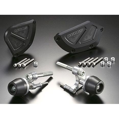 アグラス レーシングスライダー 4点セット CBR1000RR カラー ジュラコン/ホワイト タイプ ロゴ無 342-170-006|モトメガネ 店
