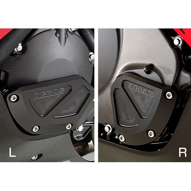 アグラス レーシングスライダーLRセット CBR1000RR カラー ブラック 342-170-007B|モトメガネ 店