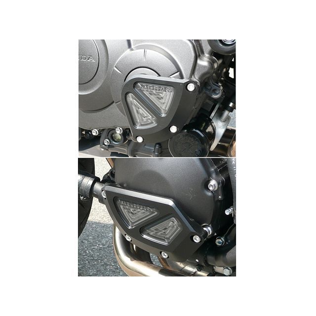 アグラス レーシングスライダー 2点SET クランクB+ジェネレーターB CB1000R カラー ジュラコン/ホワイト 342-176-018|モトメガネ 店