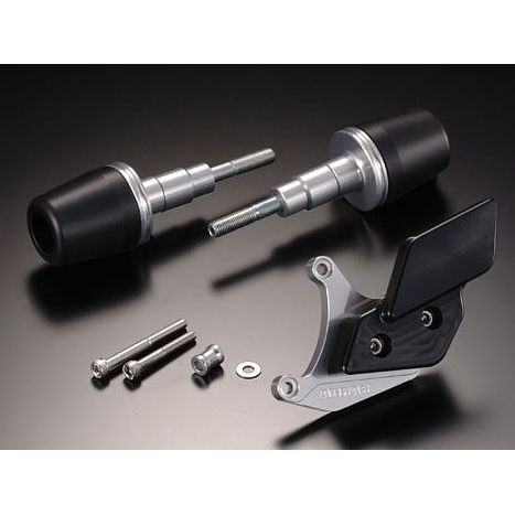 アグラス レーシングスライダー 3点SET フレーム左右＋クラッチ FZ1 カラー ジュラコン/ホワイト タイプ ロゴ無 342-267-001