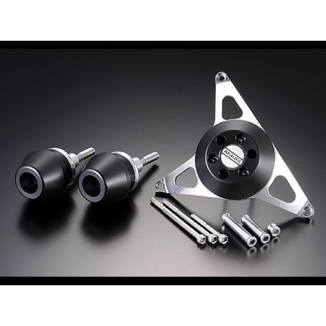 アグラス レーシングスライダー 3点SETR FZ1 FZ1 FAZER カラー ジュラコン/ホワイト タイプ ロゴ無 342-267-008