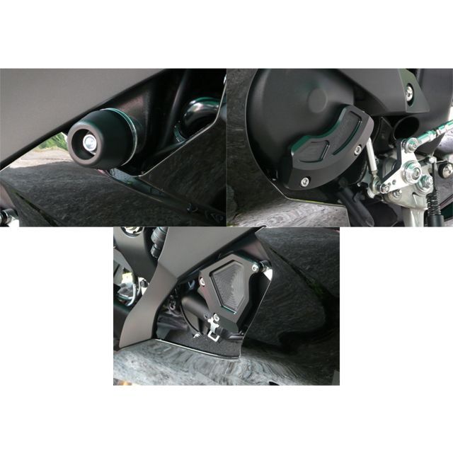 アグラス レーシングスライダー 4点SET YZF-R6 カラー ジュラコン/ホワイト タイプ ロゴ無 342-270-005