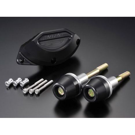 アグラス レーシングスライダー 3点SET クランクB YZF-R1 カラー ジュラコン/ホワイト タイプ ロゴ無 342-271-008｜モトメガネ 店