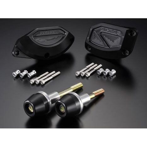アグラス レーシングスライダー 4点SET B YZF-R1 カラー ジュラコン/ホワイト タイプ ロゴ無 342-271-013|モトメガネ 店