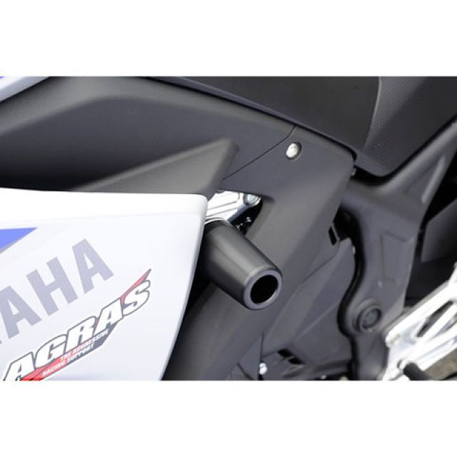 アグラス レーシングスライダー レースタイプ YZF-R25 カラー ジュラコン/ホワイト タイプ ロゴ無 342-275-001