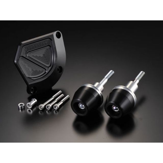 アグラス レーシングスライダー 3点SET クラッチB GSX-R1000 カラー ジュラコン/ブラック タイプ ロゴ無 342-395-009B