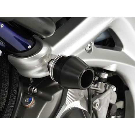 アグラス レーシングスライダー フレーム φ60 GLADIUS400 SV650 カラー ジュラコン/ホワイト 342-396-001｜モトメガネ 店