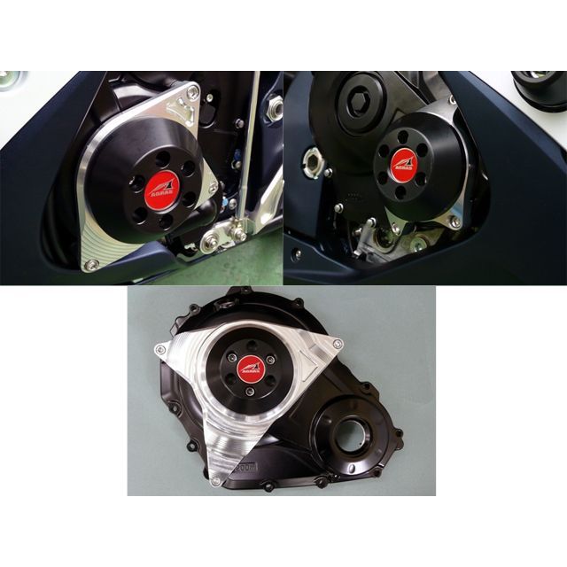 アグラス レーシングスライダー ケースカバー 3点SET GSX-R600/750 カラー ジュラコン/ホワイト 342-398-007