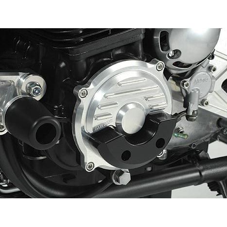 アグラス レーシングスライダー クランクカバー ZEPHYR1100 カラー ジュラコン/ホワイト 342-457-003