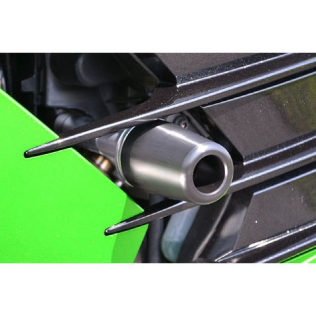 アグラス レーシングスライダー フレーム ZX-14R カラー ジュラコン/ホワイト タイプ ロゴ無 342-490-000｜モトメガネ 店