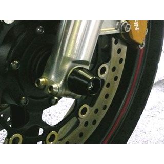 アグラス フロントアクスルプロテクター CB1300SF 仕様 アルミ カラー シルバー 343-167-A0S｜モトメガネ 店