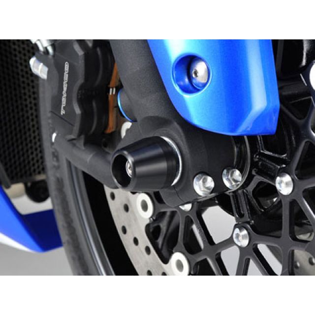 アグラス フロントアクスルプロテクター コーンタイプ GSX-R1000 仕様 アルミ カラー シルバー 343-300-A0S