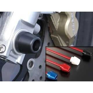 アグラス フロントアクスルプロテクター コーンタイプ GSX1400 仕様 ジュラコン（R） カラー ブラック 343-377-J0B