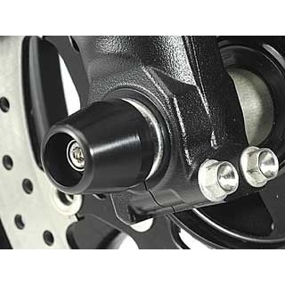 アグラス フロントアクスルプロテクターコーンタイプ バンディット1250 BANDIT1250F 仕様 アルミ カラー ブルー 343-390-A0B｜モトメガネ 店